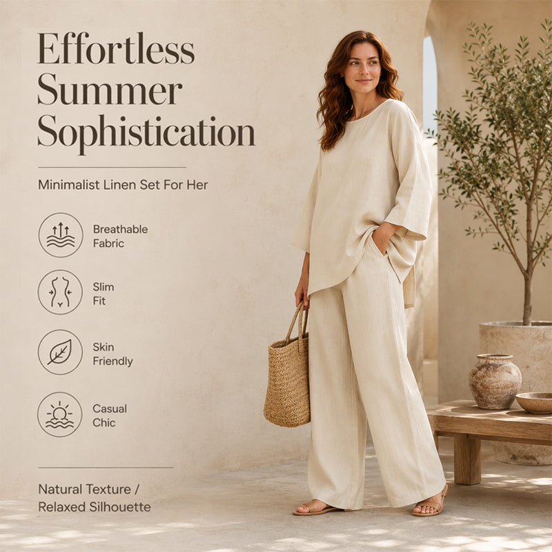 🌿Casual Linen 2-Piece Set
