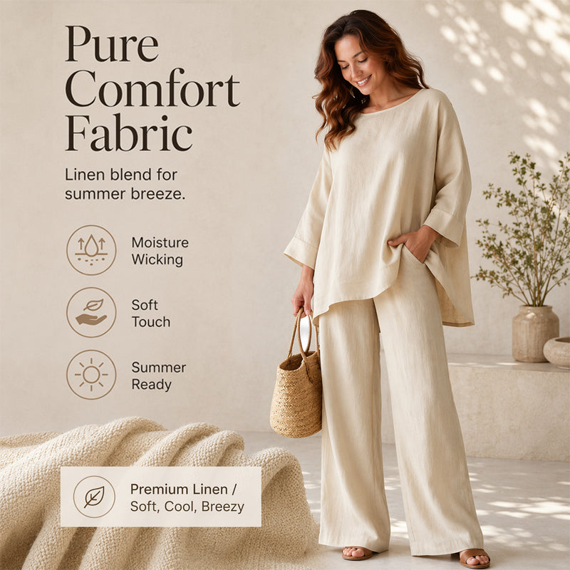🌿Casual Linen 2-Piece Set