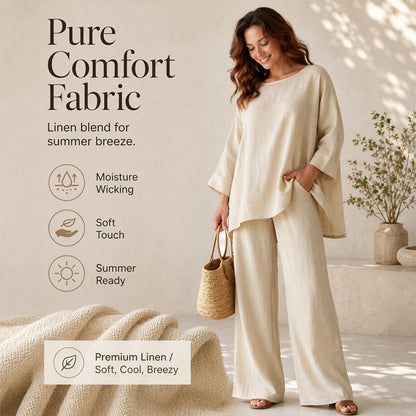 🌿Casual Linen 2-Piece Set