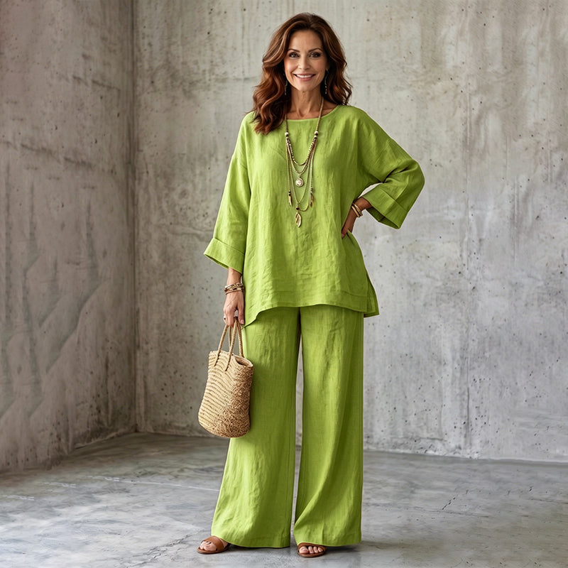 🌿Casual Linen 2-Piece Set