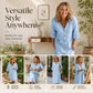 🌿Cotton And Linen Casual Button-Down Dress with Pockets