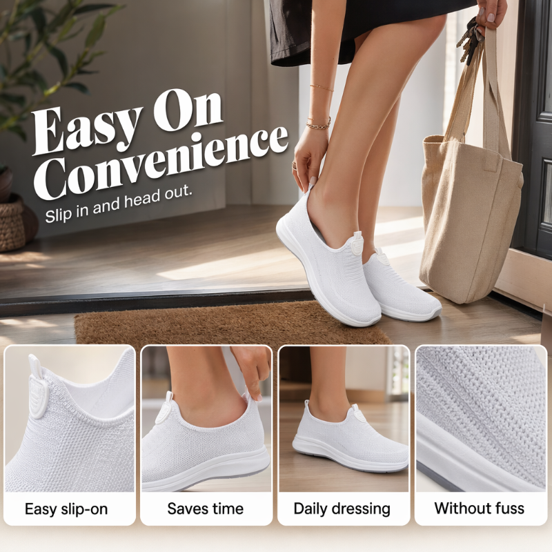 Trending Now⭐👟 Lightweight Slip-Ons with Breathable Upper