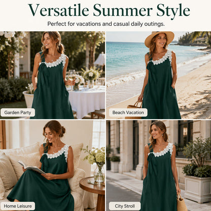 Women's Loose Casual Sleeveless Dress