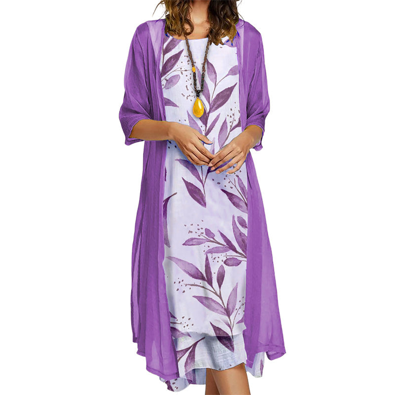Flattering Floral Dress Set