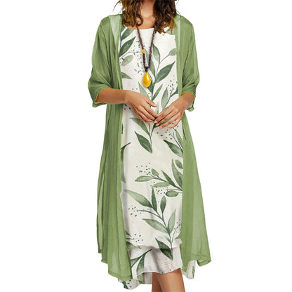 Flattering Floral Dress Set
