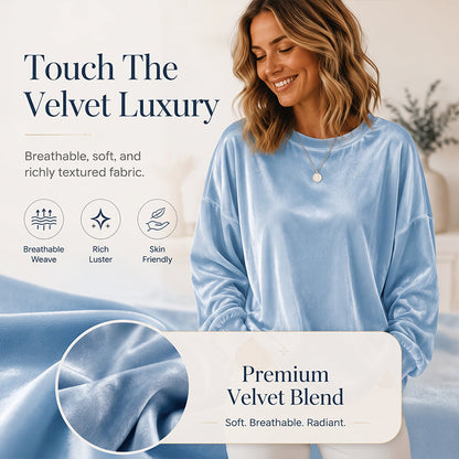 Women's Casual Crewneck Long Sleeve Top
