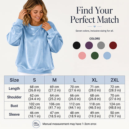 Women's Casual Crewneck Long Sleeve Top
