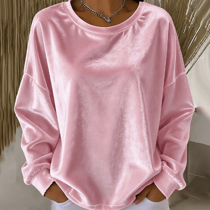 Women's Casual Crewneck Long Sleeve Top