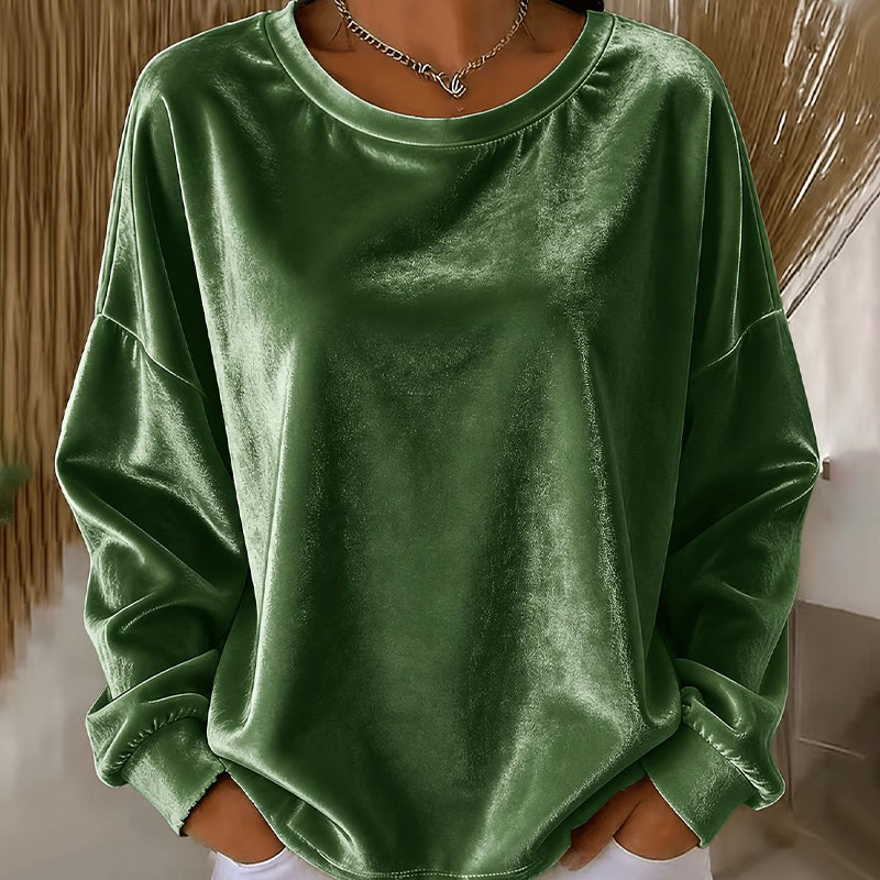 Women's Casual Crewneck Long Sleeve Top