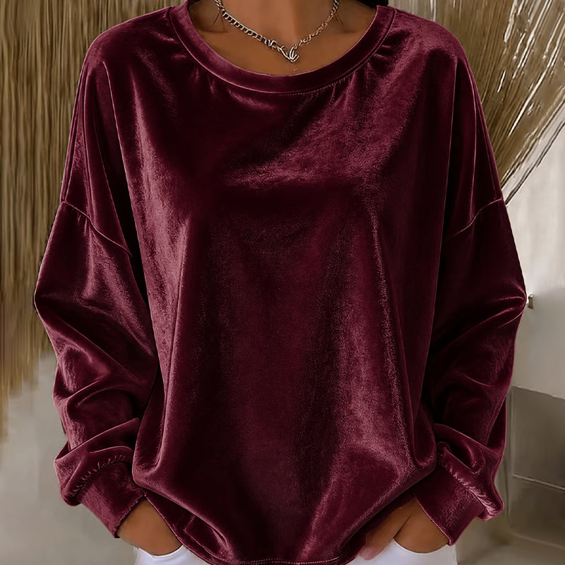 Women's Casual Crewneck Long Sleeve Top