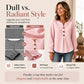 ⌛New Arrivals & Special Offers-Women's Waffle Knit Long Sleeve Top