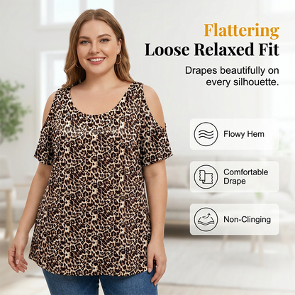 Women's Casual Scoop Neck Printed Top