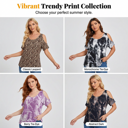 Women's Casual Scoop Neck Printed Top