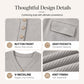 Women's V-Neck Vertical Stripe Knit Dress