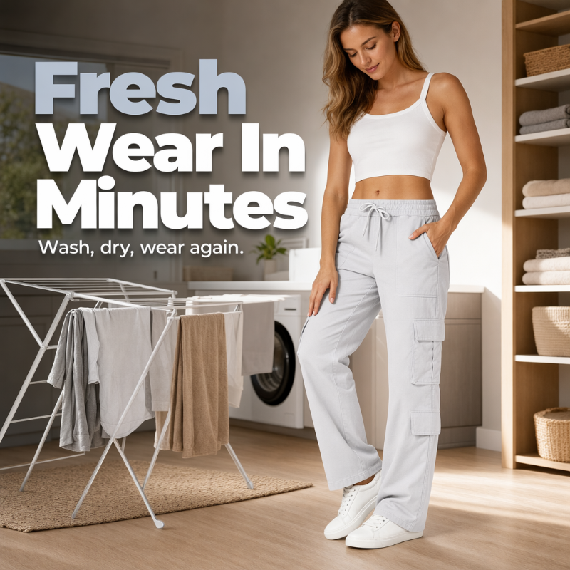💥New Arrivals & Special Offers-Women's Casual Multi-Pocket Elastic Waistband Cargo Pants