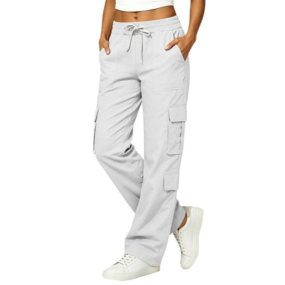 💥New Arrivals & Special Offers-Women's Casual Multi-Pocket Elastic Waistband Cargo Pants