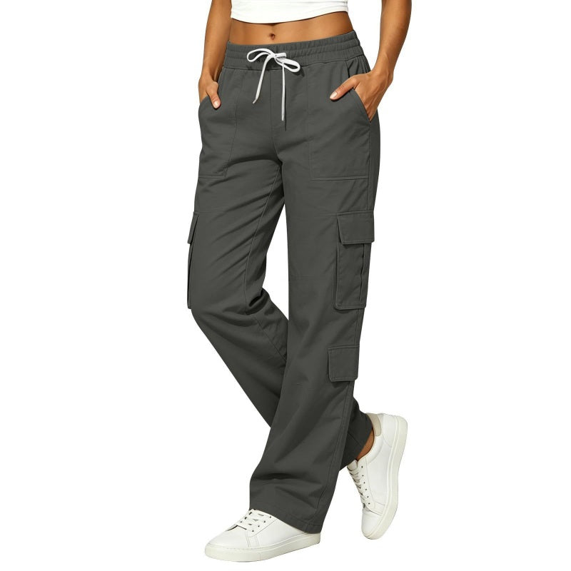 💥New Arrivals & Special Offers-Women's Casual Multi-Pocket Elastic Waistband Cargo Pants