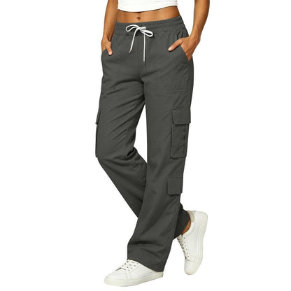 💥New Arrivals & Special Offers-Women's Casual Multi-Pocket Elastic Waistband Cargo Pants