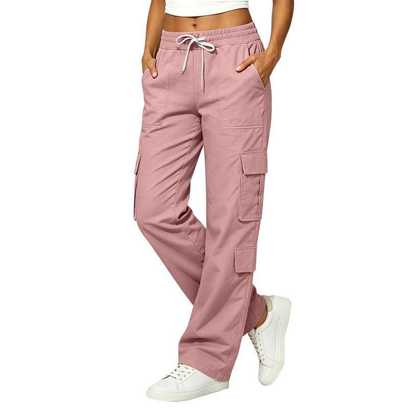 💥New Arrivals & Special Offers-Women's Casual Multi-Pocket Elastic Waistband Cargo Pants
