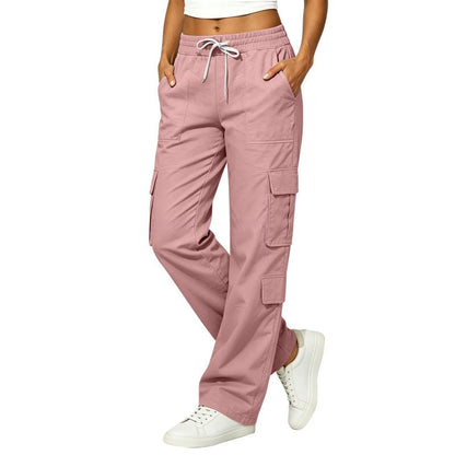💥New Arrivals & Special Offers-Women's Casual Multi-Pocket Elastic Waistband Cargo Pants