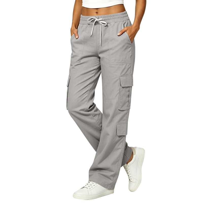 💥New Arrivals & Special Offers-Women's Casual Multi-Pocket Elastic Waistband Cargo Pants