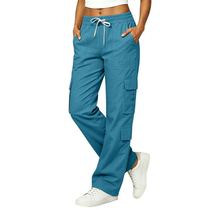 💥New Arrivals & Special Offers-Women's Casual Multi-Pocket Elastic Waistband Cargo Pants