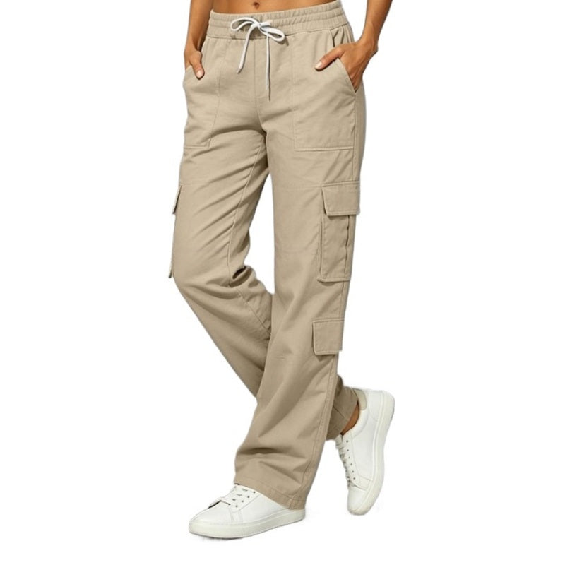 💥New Arrivals & Special Offers-Women's Casual Multi-Pocket Elastic Waistband Cargo Pants