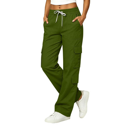 💥New Arrivals & Special Offers-Women's Casual Multi-Pocket Elastic Waistband Cargo Pants