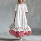 Women's Summer Tiered Ruffle Maxi Dress