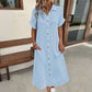 ⌛Limited-Time Offer-Women's Short Sleeve Shirt Dress