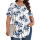 👕Flowy Floral Tunic Tee🏵️