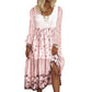 Women's Flowing Floral Print Dress