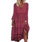 Women's Flowing Floral Print Dress