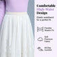 Women's Elegant High-Waist Midi Skirt