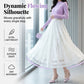 Women's Elegant High-Waist Midi Skirt