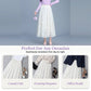 Women's Elegant High-Waist Midi Skirt