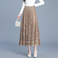 Women's Elegant High-Waist Midi Skirt