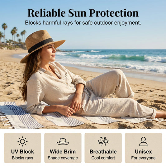 Lightweight Woven Sun Protection Hat