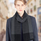 Men's Classic Warm Soft Plaid Scarf