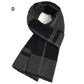 Men's Classic Warm Soft Plaid Scarf