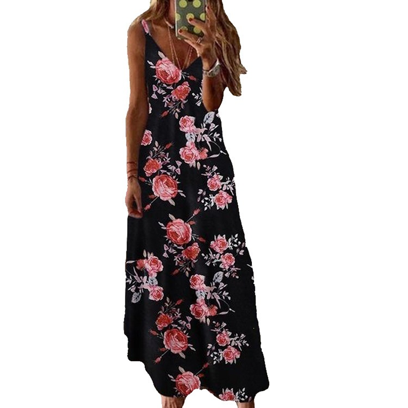 Flowy Vacation Maxi Dress