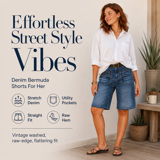 ⌛Limited-time offer-Women's Classic Straight-Leg Denim Crop Pants