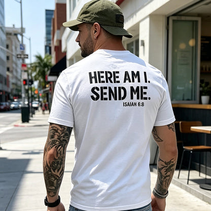 Men's Casual Slogan Print T-Shirt