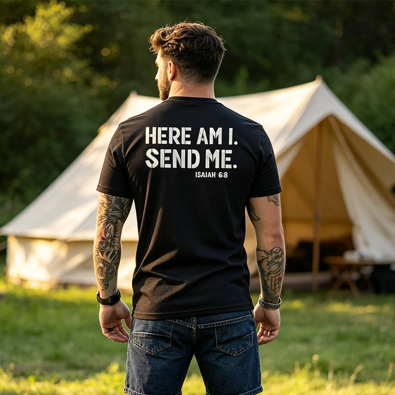 Men's Casual Slogan Print T-Shirt