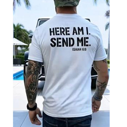 Men's Casual Slogan Print T-Shirt