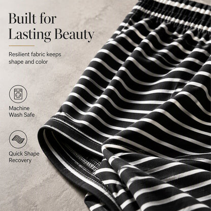💖Latest Design💫 Casual Striped Set – Tank Top + Striped Top + Wide-Leg Pants