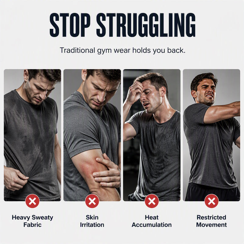 Men's Breathable Short Sleeve Athletic T-Shirt