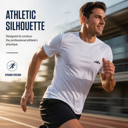 Men's Breathable Short Sleeve Athletic T-Shirt