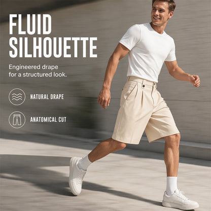 ⌛Limited-time offer-Men's Casual Wide Leg Suit Shorts