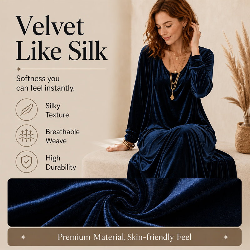 Women's Elegant Long Sleeve Maxi Dress